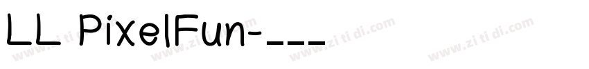 LL PixelFun字体转换